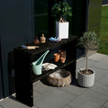 Plantebord svart 115 × 32 × 80 cm